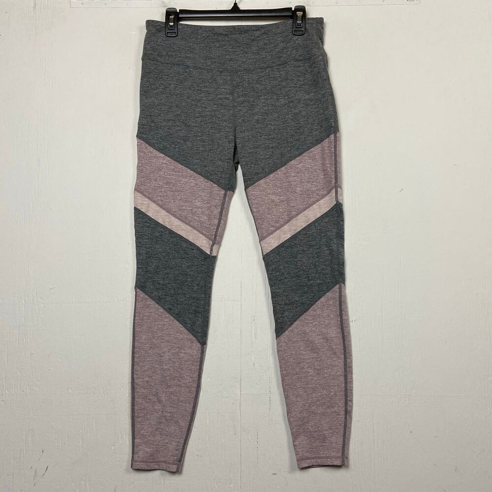 Tangerine Women's Gray Pink Athleisure Yoga Activewear Ankle Leggings Size Large - Picture 1 of 10